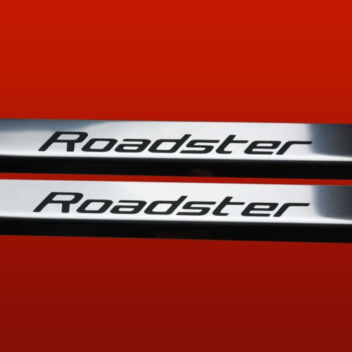 SMART ROADSTER Накладки на пороги з нержавіючої сталі 304. Глянцеве покриття