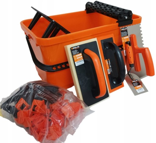 Ковш SOLID Grouting 20л Губка кельма 7 елементів + ​​безкоштовна