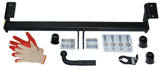 Твердий 2000кг+80кг БУКСИРУВАЛЬНИЙ ГАК+КРИПКИ для TOYOTA RAV4 II 00-2005 XA20