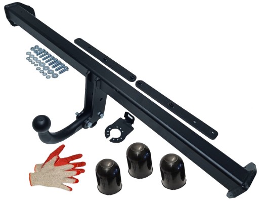 СУДОВИЙ БУКСИРУЮЧИЙ ГАК + КОЛПАККИ для SKODA FABIA NJ5 III 3 2018-22 KOBMI