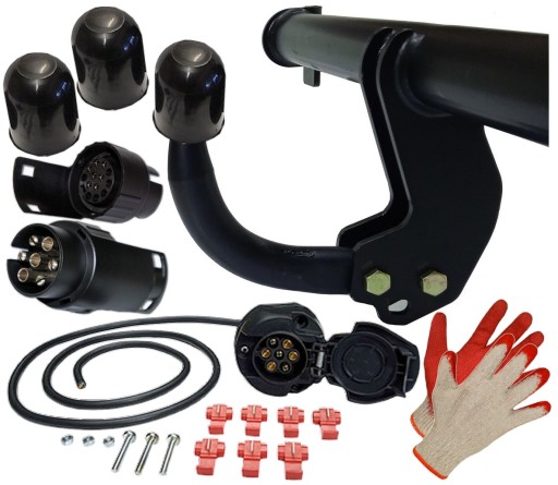 ТВЕРДЫЙ БУКСИРОВОЧНЫЙ КРЮК STEINHOF + ЖГУТ ПРОВОДОВ + 7PIN13P OPEL ZAFIRA 1 A I 1999-2005