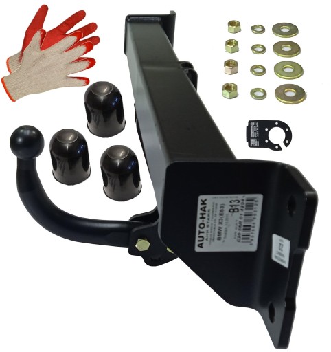 ТВЕРДЫЙ БУКСИРОВОЧНЫЙ КРЮК STEINHOF для BMW X3 E83+LCI 2004-2010+КОЛКИ+БЕСПЛАТНО