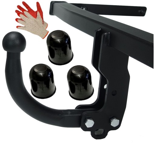 ТВЕРДЫЙ БУКСИРОВОЧНЫЙ КРЮК для FORD FIESTA MK8 VIII с 2017 г. + ACTIVE + TITANIUM 5-дверный