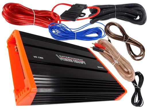 ТВЕРДЫЙ АВТОМОБИЛЬНЫЙ УСИЛИТЕЛЬ 800 ВТ МОСТОВЫЕ КАБЕЛИ