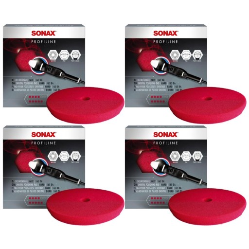 SONAX ПОЛІРУВАЛЬНА ГУБКА ДЛЯ ПОДВІЙНОЇ ДІЇ ЧЕРВОНИЙ 143 1ШТ