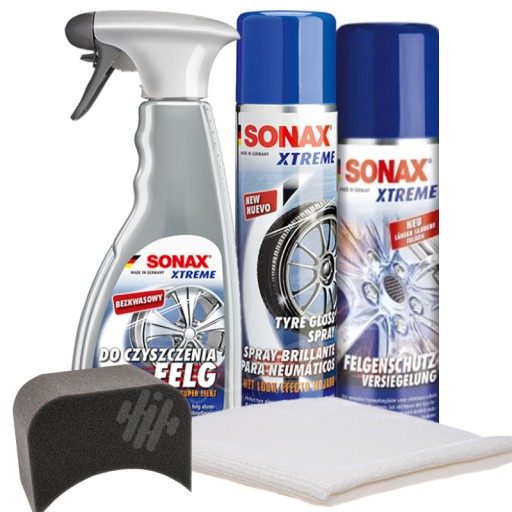 SONAX НАБІР КОЛІСНИХ ДИСКІВ З ЕФЕКТОМ МОКРОЇ ШИНИ