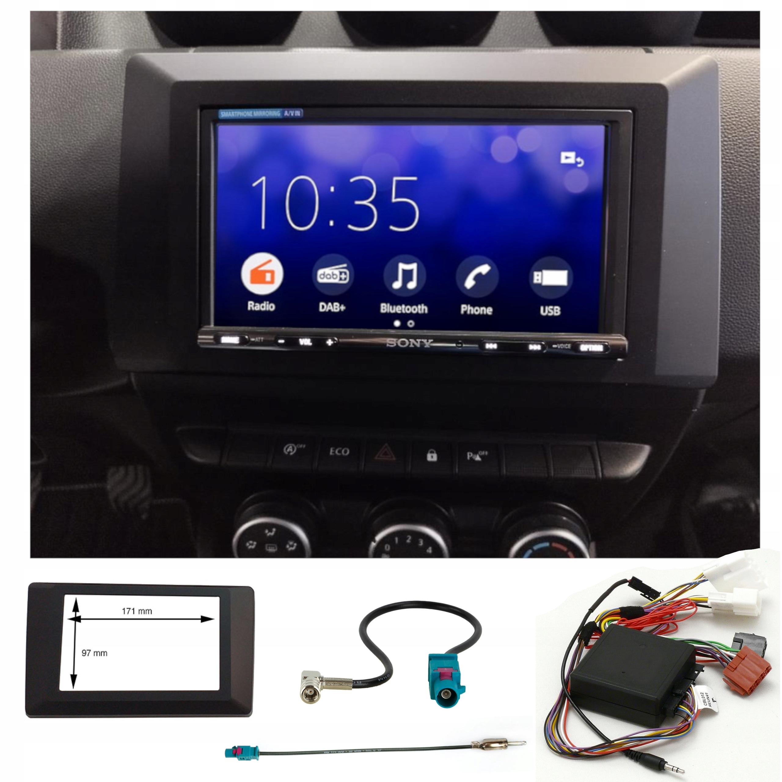 SONY МУЛЬТИМЕДІЙНИЙ КОМПЛЕКТ DACIA DUSTER 2022-