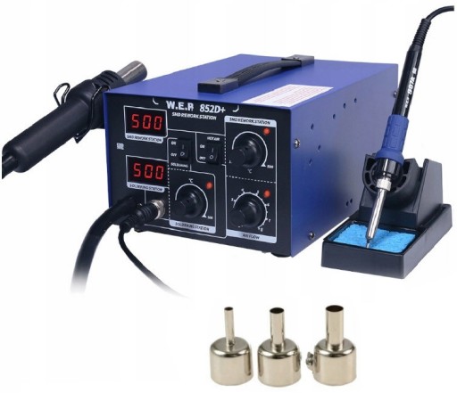 МАШИНА ДЛЯ СВАРКИ ПЛАСТМАССОВ WEP HOTAIR GROT + НАСАДКИ