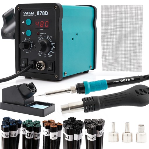 YIHUA 878D ПЛАСТИКОВЫЙ СВАРОЧНЫЙ АППАРАТ ПЛАСТИКОВЫЙ НАБОР