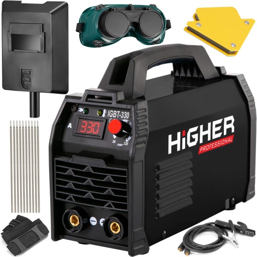 ІНВЕРТОРНИЙ ЗВАРЮВАЛЬНИЙ АПАРАТ HIGHER MMA 330A TIG + КОМПЛЕКТ