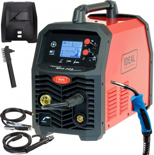 Зварювальний апарат IDEAL Tecno MIG 205 SYNERGIA ALU 200A 3in1