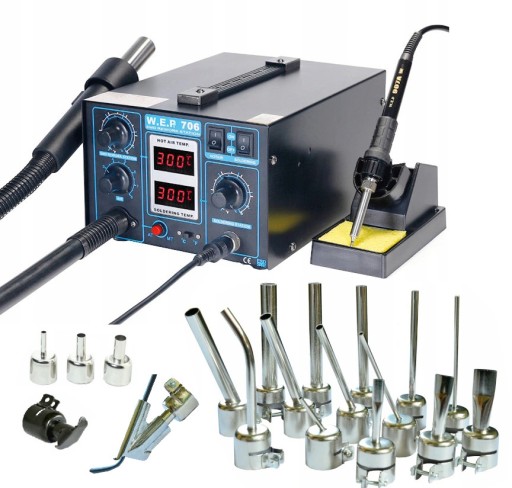 Plastic 706 welder 19X Nozzle including BUT Iron