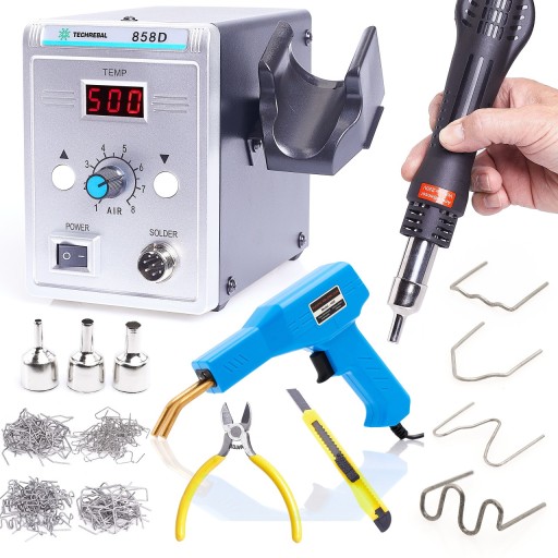 ЗВАРЮВАННЯ ПЛАСТИКУ ПАЯЛЬНА СТАНЦІЯ ПАЯЛЬНИК 858D ПЛАСТИКОВИЙ СТЕПЛЕР