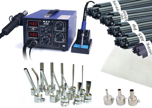 WEP 872D МАШИНА ДЛЯ ЗВАРЮВАННЯ ПЛАСТИКУ 17xNozzle Plastic Mesh