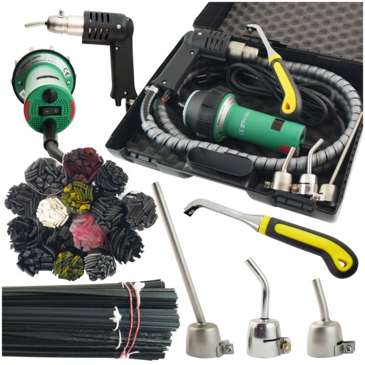 Апарат для зварювання пластику BOSITE S2 180 л/м BINDERS 15X100g для автомобільної промисловості 3 насадки