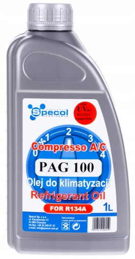 SPECOL COMPRESSO A/C PAG 100 UV - 1л.