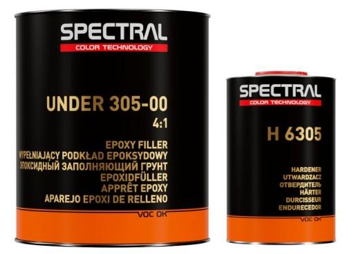 SPECTRAL UNDER 305–00 Грунтовка эпоксидная шпаклевочная 4:1 серый 2,8л + твердый