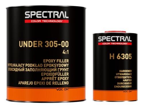 SPECTRAL UNDER 305–00 Наполняющая эпоксидная грунтовка 4:1 белая 2,8л + твердая