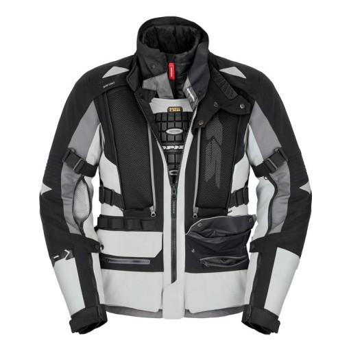 3-шарова текстильна мотоциклетна куртка SPIDI ALLROAD BLACK/GREY + БЕЗКОШТОВНІ ПОДАРУНКИ