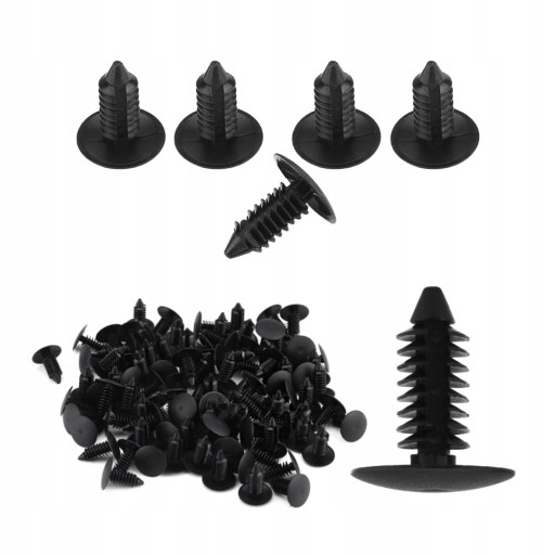 СКУДКИ, ЗАЖИМЫ, АВТОМОБИЛЬНЫЕ ШПИЛЬКИ, ОБИВКА, 100 ШТ.