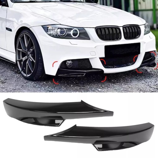 РАЗДЕЛИТЕЛЬ ЗАСЛОНКИ ЧЕРНЫЕ ДЛЯ BMW E90 E91 2009-2013 LIFT LCI SIDE M ПАКЕТ