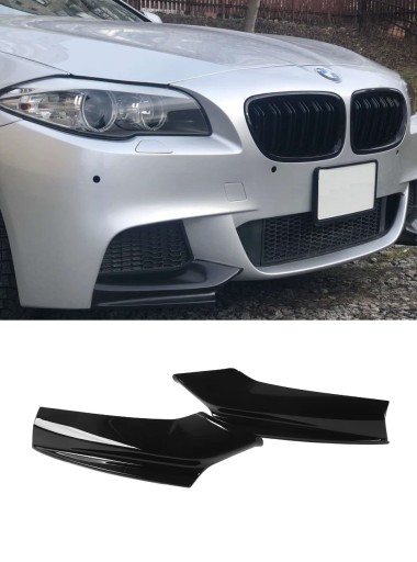 ПЕРЕДНИЕ РАЗДЕЛИТЕЛИ, ЧЕРНЫЕ ГЛЯНЦЕВЫЕ ДЛЯ BMW F10 F11 M END PACK M SPORT PACKAGE