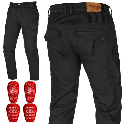 МОТОЦИКЛЕТНІ ДЖИНСИ SECA SQUADRON ЧОРНІ 32