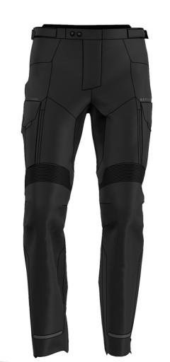 REBELHORN SCOUT ЧЕРНЫЕ ТЕКСТИЛЬНЫЕ БРЮКИ 3XL