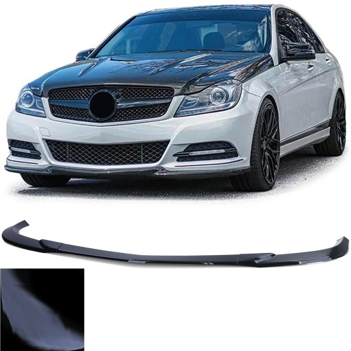 MERCEDES C W204 СПОЙЛЕР НА БАМПЕР, ГЛЯНЦЬ