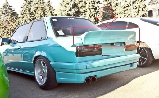 СПОЙЛЕР DUCKTAIL BMW 3 E30 СПОЙЛЕР DUCKTAIL НОВЫЙ ГРУНТОВКА