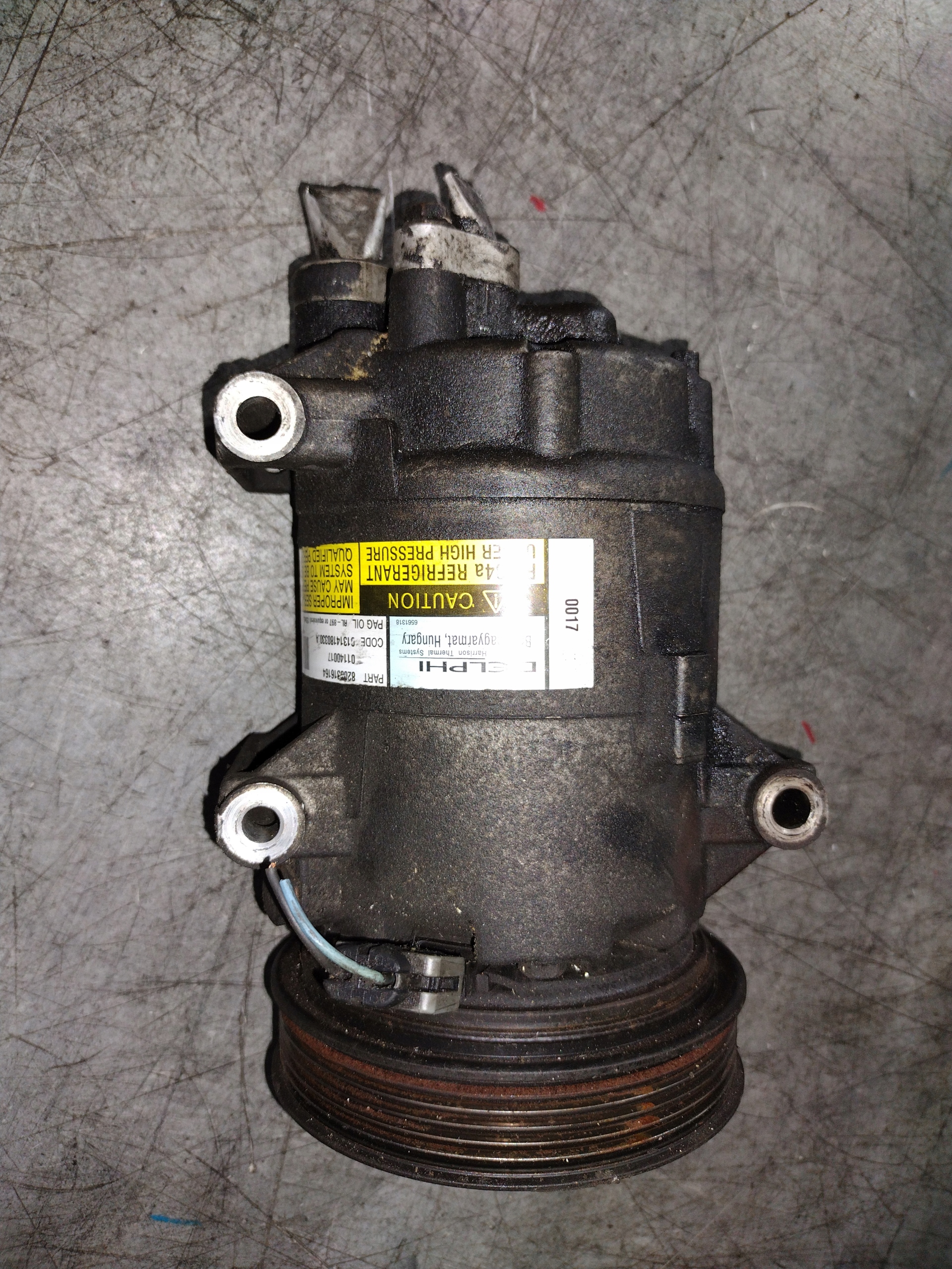 КОМПРЕССОР КОНДИЦИОНЕРА 8200316164 RENAULT 1.5 DCI