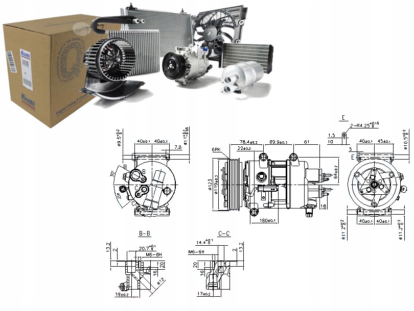 89201 - Компресор кондиціонера CITROEN Berlingo 1.6 BlueHD