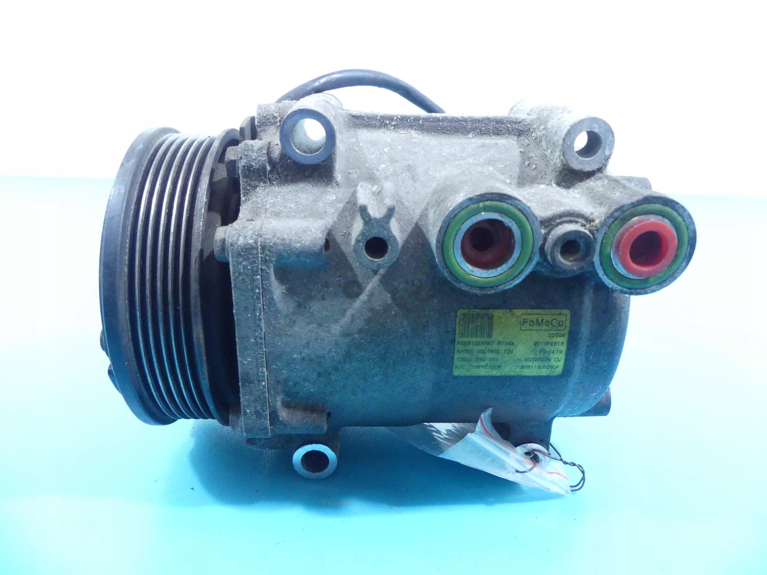 8V51-19D629-DF - КОМПРЕССОР КОНДИЦИОНЕРА FORD FIESTA MK7 1.6 TDCI