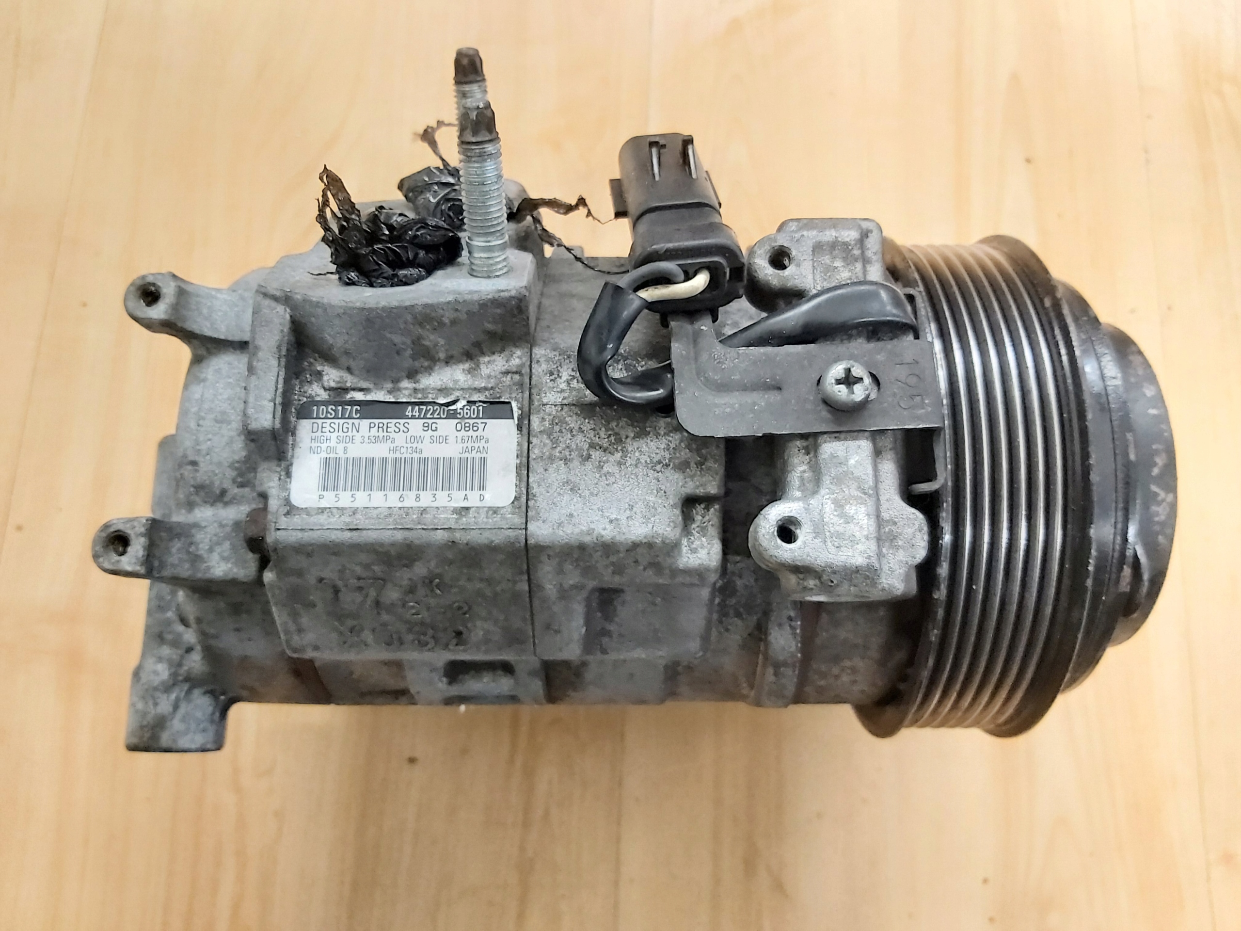 P55116835AD - КОМПРЕССОР КОНДИЦИОНЕРА JEEP GRAND CHEROKEE 3.0 CRD