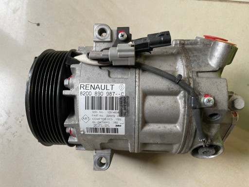 8200890987 - Компресор кондиціонера laguna iii 2.0 dci