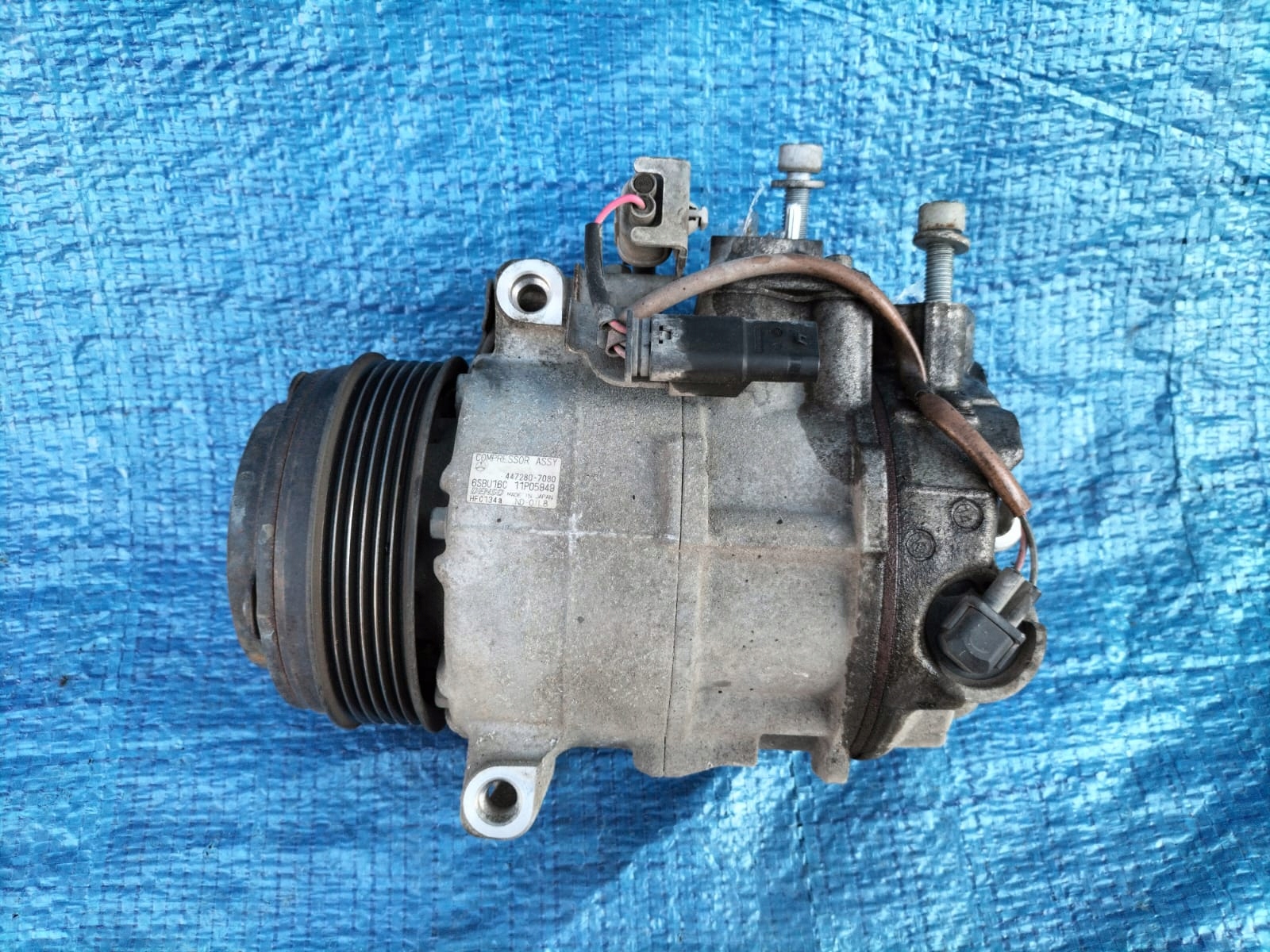 447280-7080 6SBU16C - Компресор кондиціонера MERCEDES W218 2.2 CDI 651