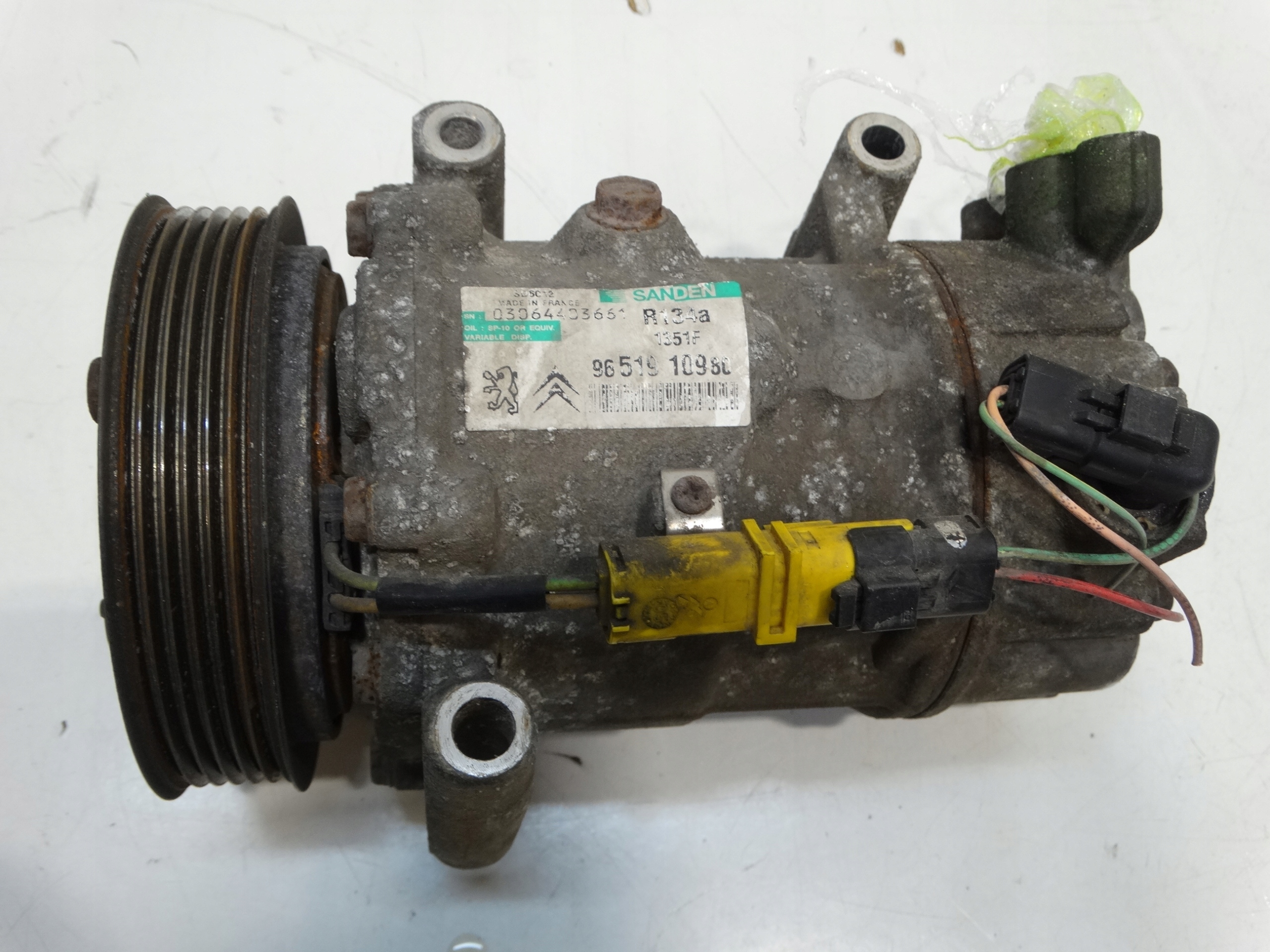 КОМПРЕСОР КОНДИЦІОНЕРА PEUGEOT 207 9651910880