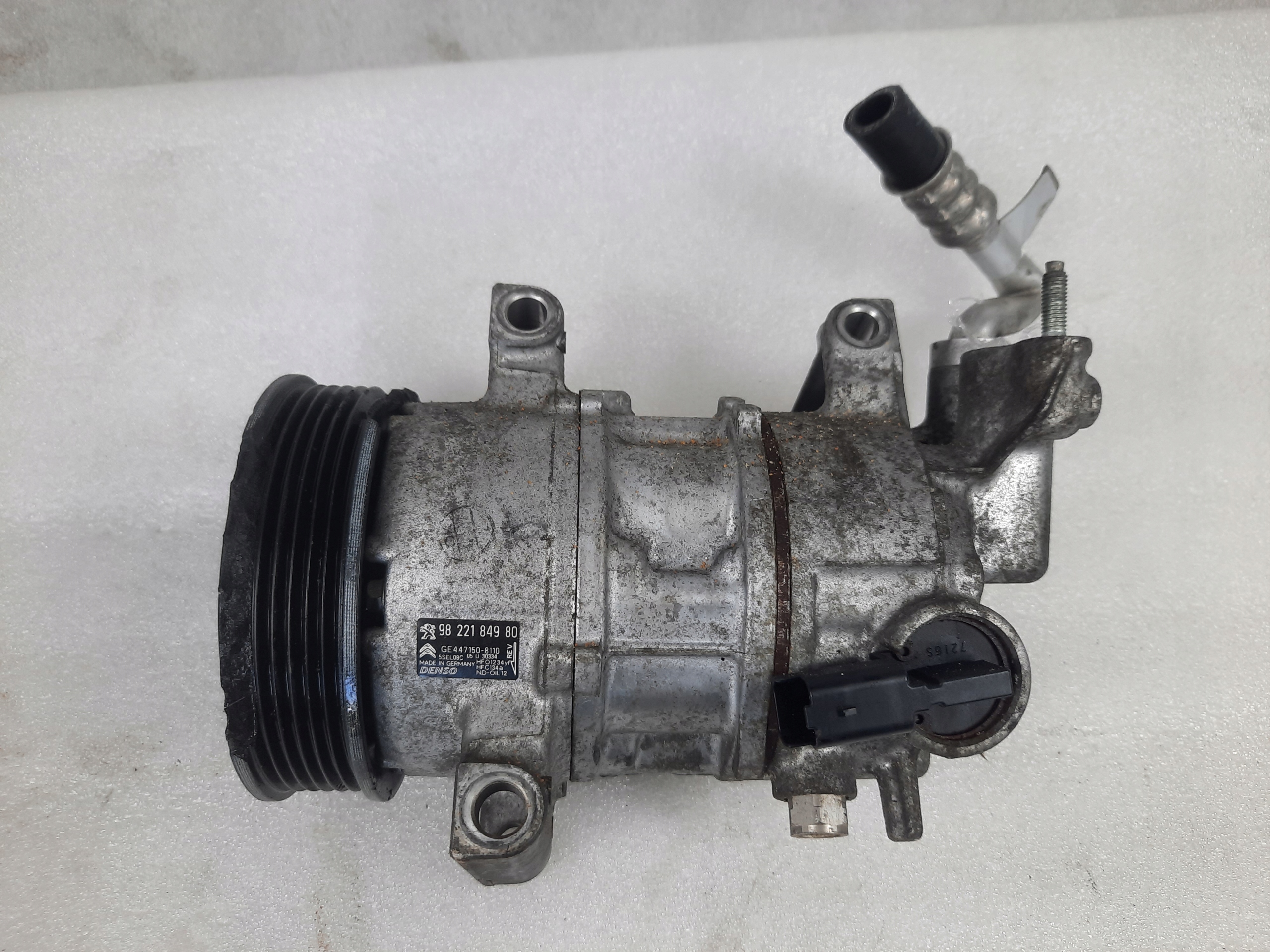 КОМПРЕССОР КОНДИЦИОНЕРА PEUGEOT 208 9822184980