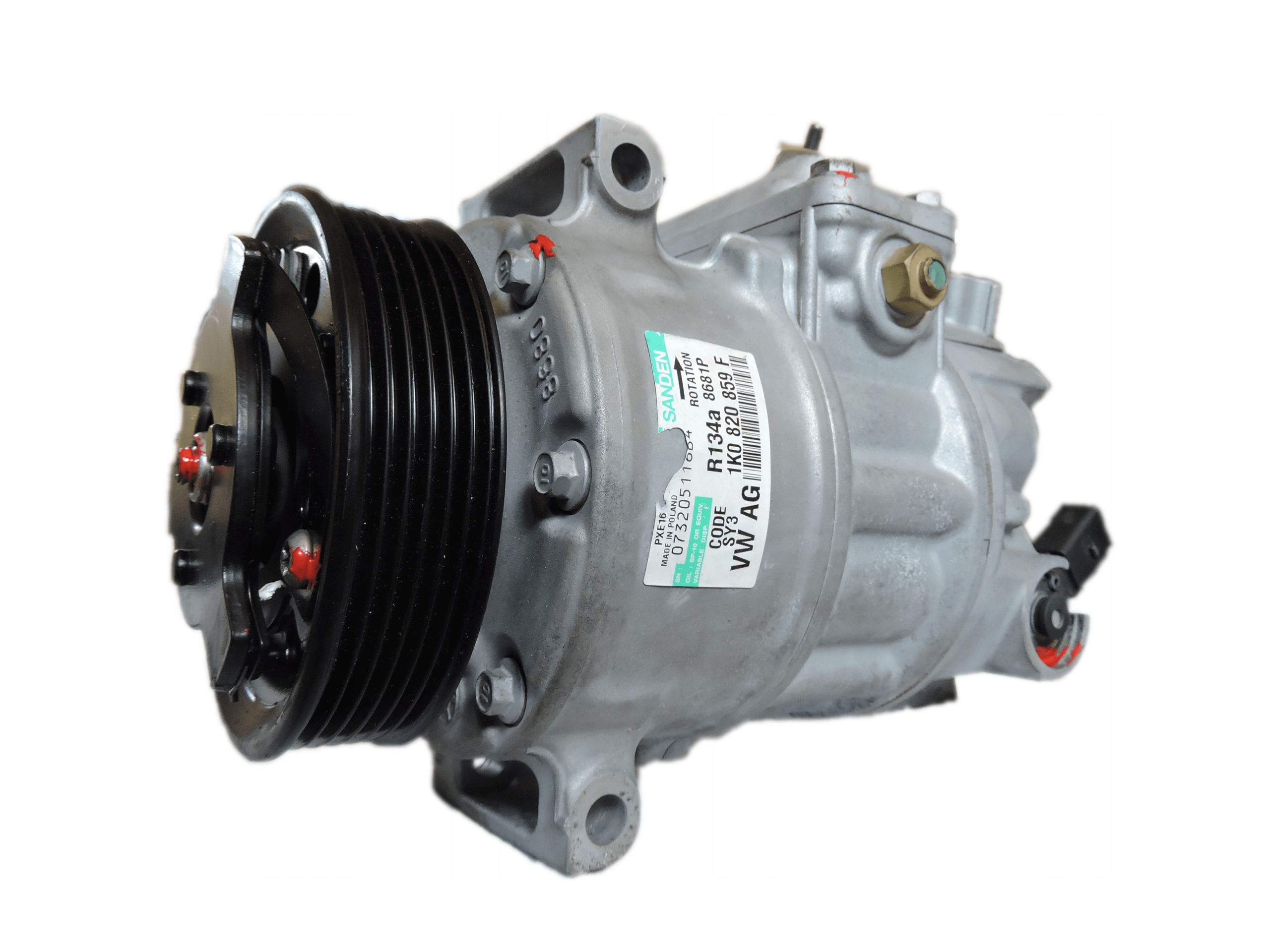 5N0820803F - КОМПРЕССОР КОНДИЦИОНЕРА SKODA OCTAVIA SUPERB 2.0 TDI