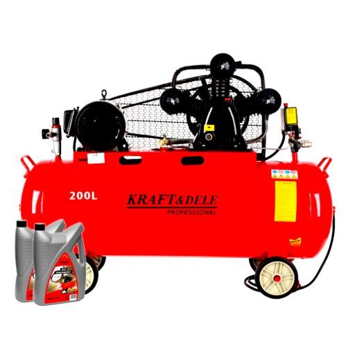 КОМПРЕСОР КОМПРЕСОР 200 Л 5.6 HP 400 В 3 ПОРШНІ КРАФТ СЕПАРАТОР НОВА МОДЕЛЬ ***