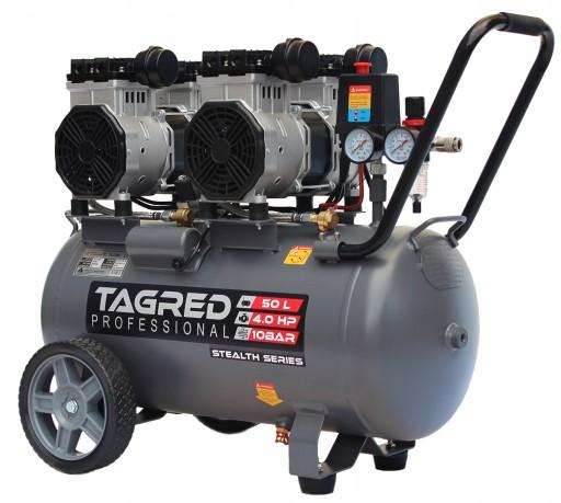 КОМПРЕСОР БЕЗМАСЛИНИЙ КОМПРЕСОР 50Л 3000Вт 4T ТИХИЙ