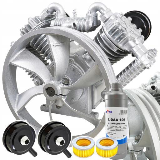 КОМПРЕСОР, КОМПРЕСОР, ПОВІТРЯНИЙ НАСОС, МАСЛЯНИЙ ДВИГУН ДВОЦИЛІНДРОВИЙ V-2105