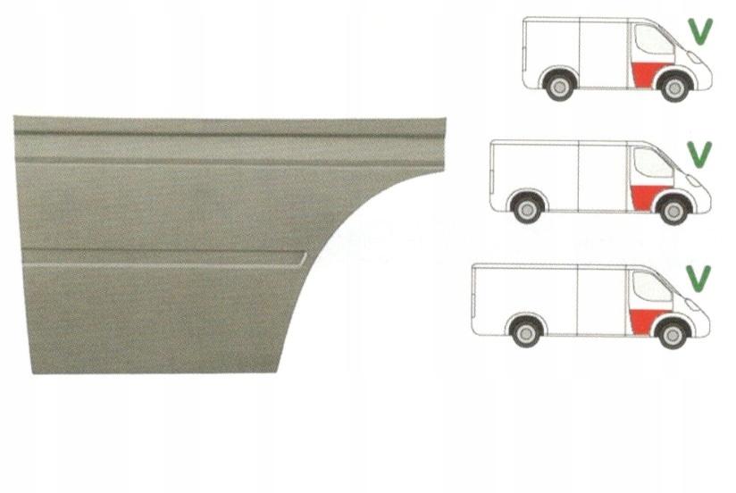 50624014 - SPRINTER LT II 96-РЕМОНТ ПЕРЕДНЕЙ ПРАВОЙ ДВЕРИ