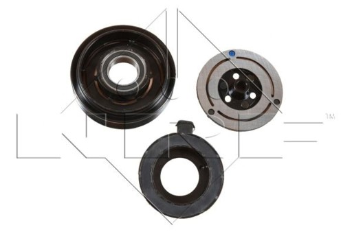 380022 - ЗЧЕПЛЕННЯ КОМПРЕСОРА КОНДИЦІОНЕРА DELPHI CVC 6PK / 129MM 12V RENAULT MEGANE