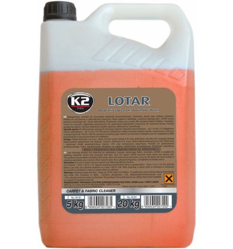 СРЕДСТВО ДЛЯ ОЧИСТКИ.ТКАНИ / 5L / LOTAR PRO