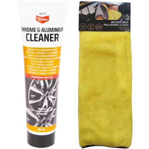 ПОЛІРУВАЛЬНА ПАСТА ДЛЯ ХРОМУ АЛЮМІНІЙ МЕТАЛ + БЕЗКОШТОВНО