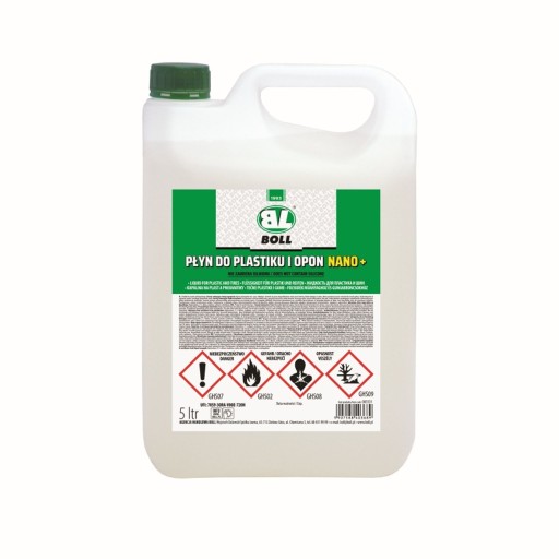 ЗАСІБ ДЛЯ ДОГЛЯДУ ТА ДОГЛЯДУ ЗА ПЛАСТИКОВИМИ ПОВЕРХНЯМИ ТА ГУМОЮ 5Л /