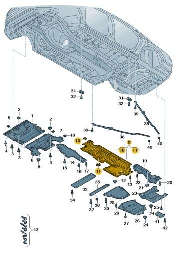 2000000002583 - VOLVO XC90 БАМПЕР ПРОТЕКТОР 2015+