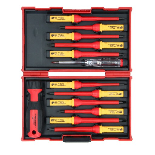 НАБОР ИЗОЛИРОВАННЫХ ЭЛЕКТРИЧЕСКИХ ОТВЕРТОК 13