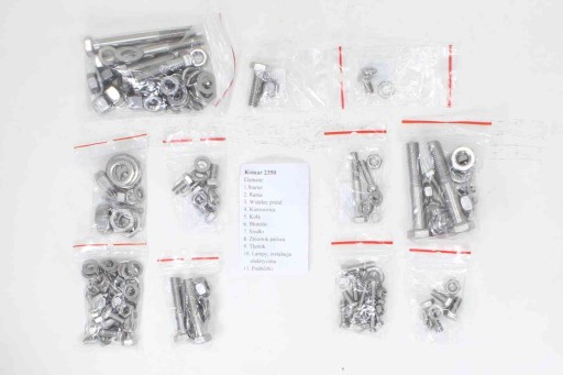 ROY14235 - ВИНТЫ ROMET MOSQUITO 2350 ПОЛНЫЙ КОМПЛЕКТ ДЛЯ ВСЕГО ДВИГАТЕЛЯ ИЗ НЕРЖАВЕЮЩЕЙ СТАЛИ TI